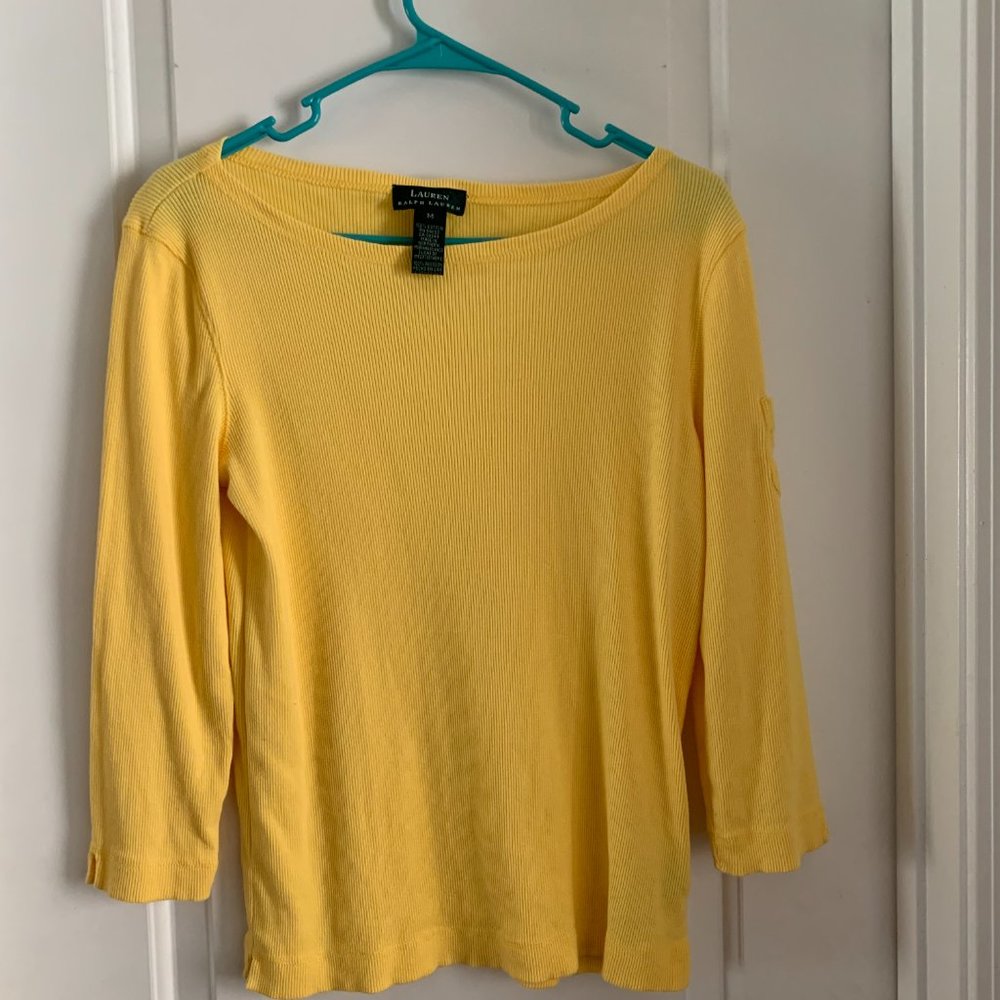 Ralph Lauren 3/4 sleeve shirt